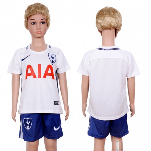 Tottenham Hotspur Blank Home Kid Soccer Club Jersey - Click Image to Close